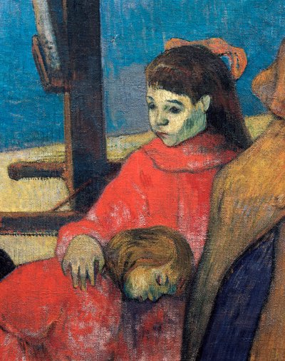 Schuffenecker familie (detail) door Paul Gauguin