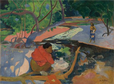 Te Poipoi Ochtend door Paul Gauguin