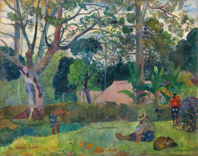 Te raau rahi De Grote Boom, 1891 door Paul Gauguin