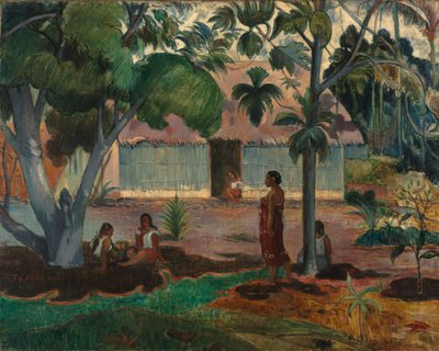 De Grote Boom, 1891 door Paul Gauguin