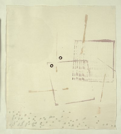 Ook Hier een Gezicht door Paul Klee