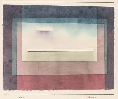 Ruhendes, 1930 door Paul Klee