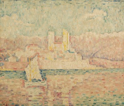 Antibes ochtend, 1919 door Paul Signac