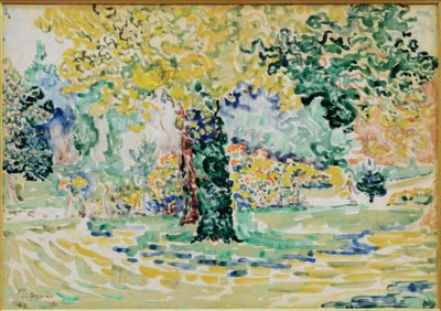 In Luxemburg door Paul Signac