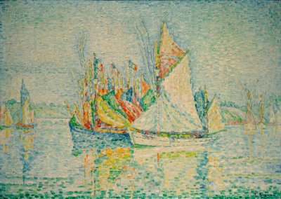 Concarneau, (De Haven) door Paul Signac