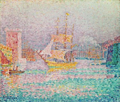 Haven van Marseille, c.1906 door Paul Signac