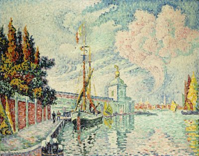 La Dogana, 1909 door Paul Signac