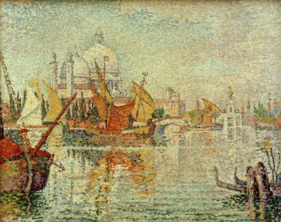 Ankerplaats van de Giudecca (Venetië) door Paul Signac