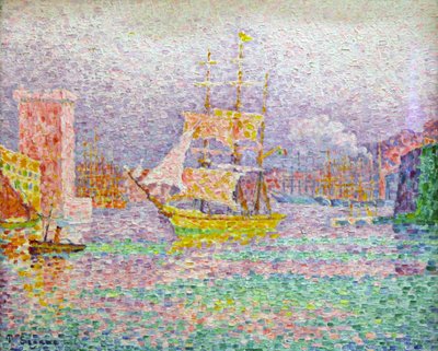 Haven van Marseille door Paul Signac