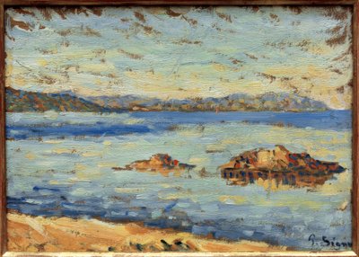 Saint-Tropez, kalm door Paul Signac