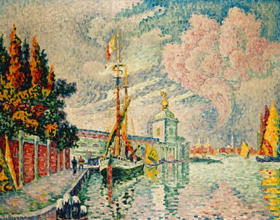 De Dogana, 1910 door Paul Signac