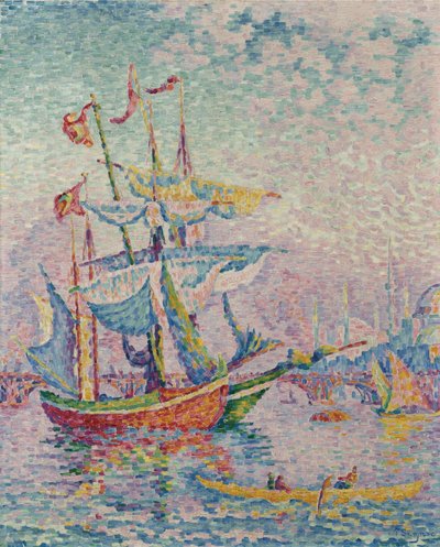 De Gouden Hoorn. De Brug door Paul Signac