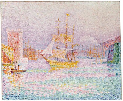 De Haven van Marseille, 1907 door Paul Signac