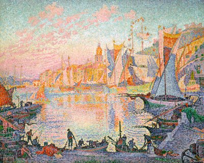 De Haven van Saint-Tropez door Paul Signac