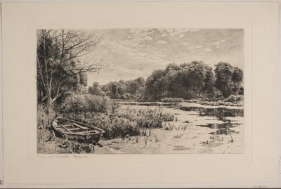 De dam bij Strandmøllen door Peder Monsted