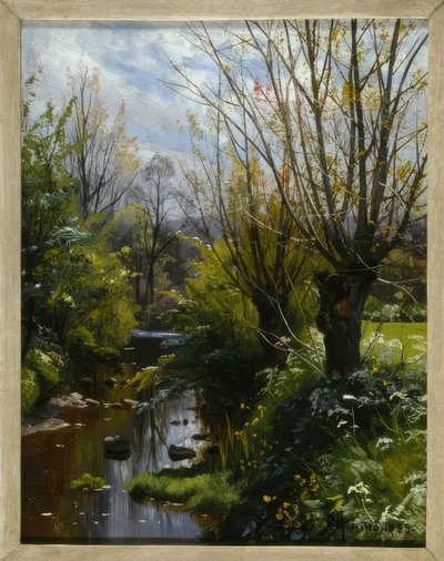 Bosbeek door Peder Monsted