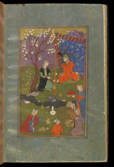 Jamshid u Khurshid, ca. 1600 door Persian School