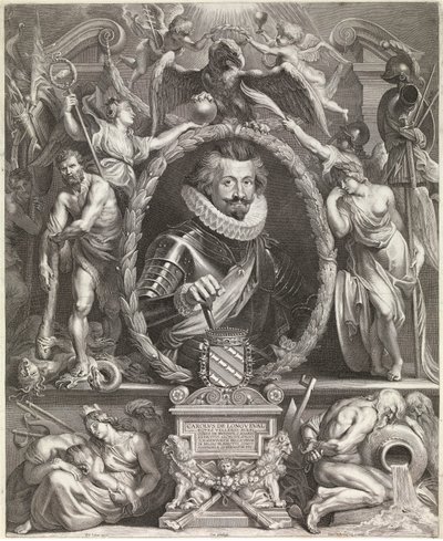 Charles Bonaventure de Longueval (gravure) door Peter Paul Rubens