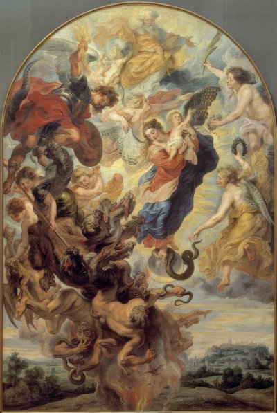 De apocalyptische vrouw door Peter Paul Rubens