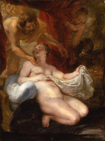 Jupiter en Danaë door Peter Paul Rubens