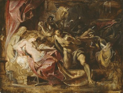 De gevangenneming van Samson, 1609-1610 door Peter Paul Rubens