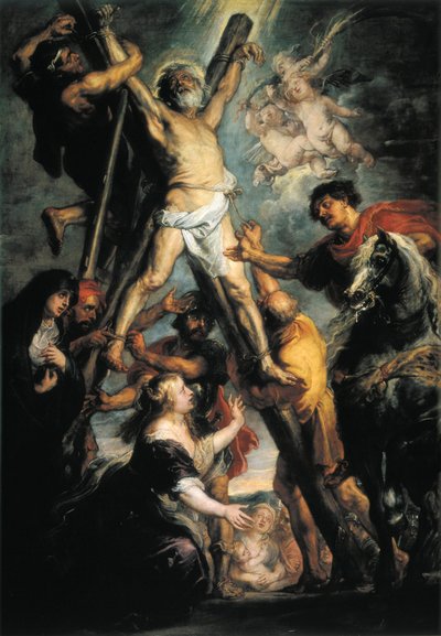 Het martelaarschap van Sint Andreas door Peter Paul Rubens