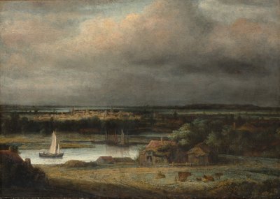 Breed Rivierlandschap, c.1648-49 door Phillips de Koninck