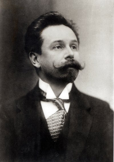 Portret van Alexander Scriabin door Photographer Russian