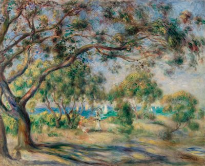 Bois de la Chaise (Noirmoutier) door Pierre Auguste Renoir