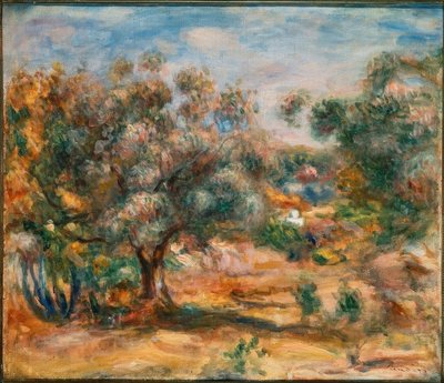 Cagnes door Pierre Auguste Renoir