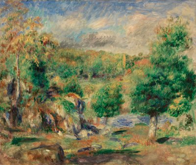 Kastanjebomen, Pont-Aven door Pierre Auguste Renoir