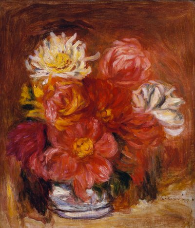 Dahlia, ca. 1890 door Pierre Auguste Renoir