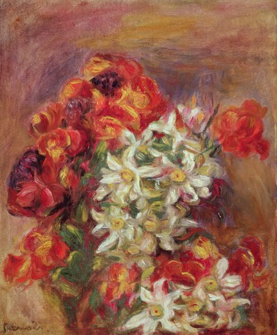 Bloemen door Pierre Auguste Renoir