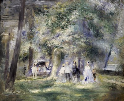 In het park van Saint-Cloud, 1866 door Pierre Auguste Renoir