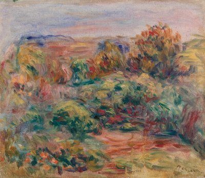 Landschap door Pierre Auguste Renoir