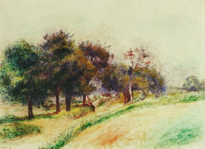 Landschap door Pierre Auguste Renoir