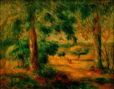 Landschap van de Midi door Pierre Auguste Renoir