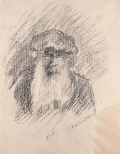 Portret van Camille Pissarro, ca. 1893-94 door Pierre Auguste Renoir