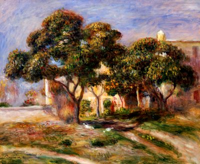 De Mispel Bomen door Pierre Auguste Renoir