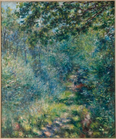 Pad in het bos, ca. 1874-77 door Pierre Auguste Renoir