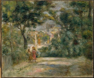 Uitzicht op de Sacré-Cœur door Pierre Auguste Renoir