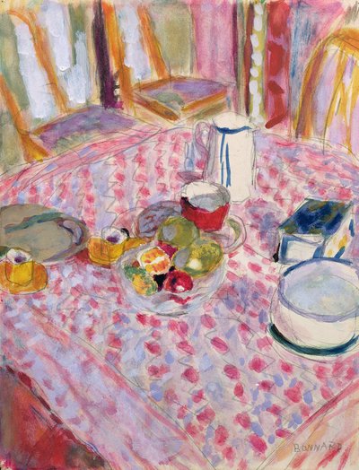 Na de lunch door Pierre Bonnard