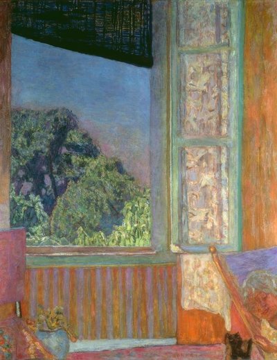 Het open raam door Pierre Bonnard