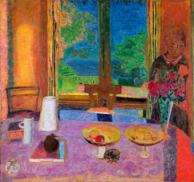 Eetkamer aan de tuin, 1934-35 door Pierre Bonnard