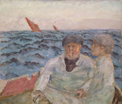 Vissers in Bretagne, 1907 door Pierre Bonnard