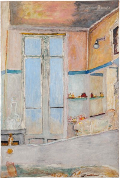 In de badkamer, ca. 1940 door Pierre Bonnard