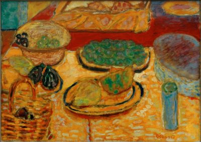 Het dessert door Pierre Bonnard