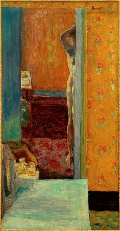 Naakt in een interieur door Pierre Bonnard