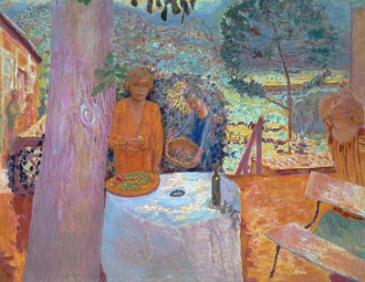 Terras in Vernon, 1920-39 door Pierre Bonnard