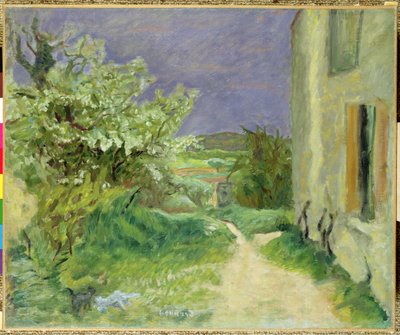 Het huis in Vernouillet door Pierre Bonnard